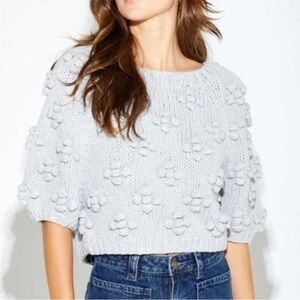 Anthropologie Callahan Cheri chunky Pom Pom sweater